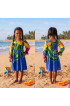 Hand Painted Rayon Kids Dress Hand Painted Rayon Kids Dress